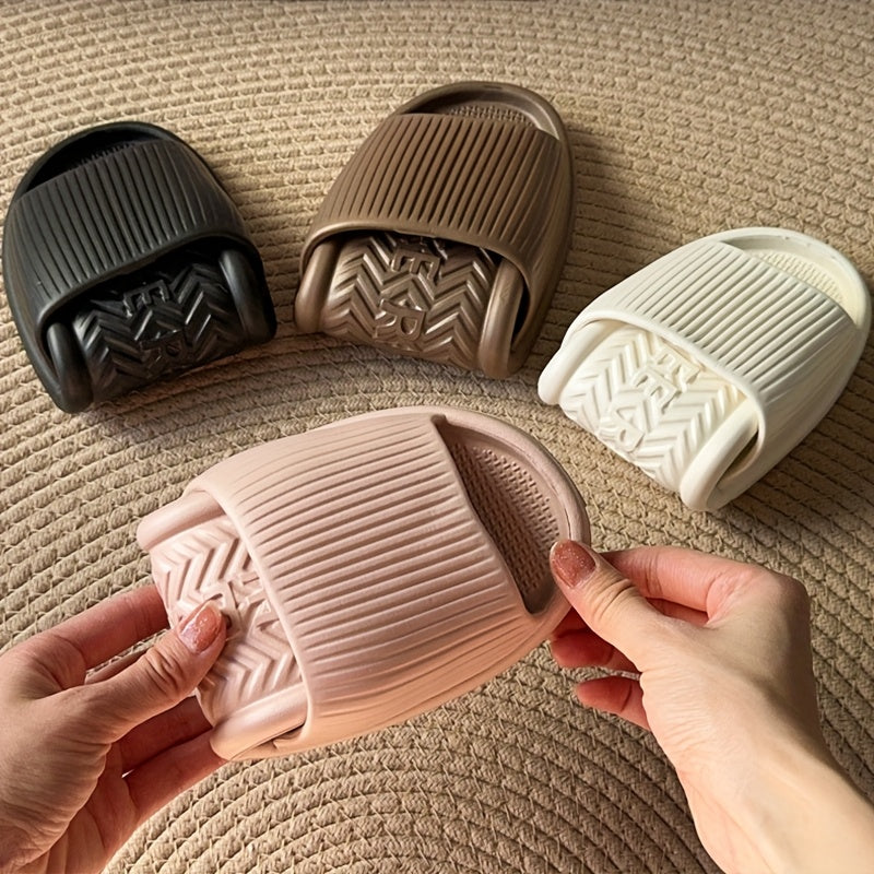 Unisex EVA Folding Travel Slippers Lightweight Quiet All-Season