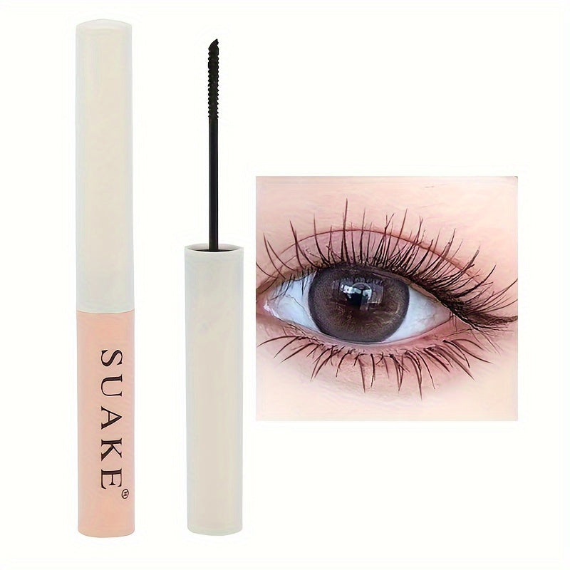 Máscara de rizado para mujer rosa alargadora y voluminizadora a prueba de agua, sin grumos