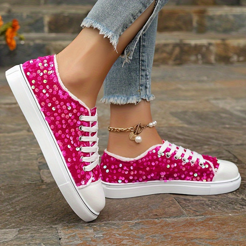 Women's Casual Outdoor Shoes Fabric Low-Top Sports Sneakers