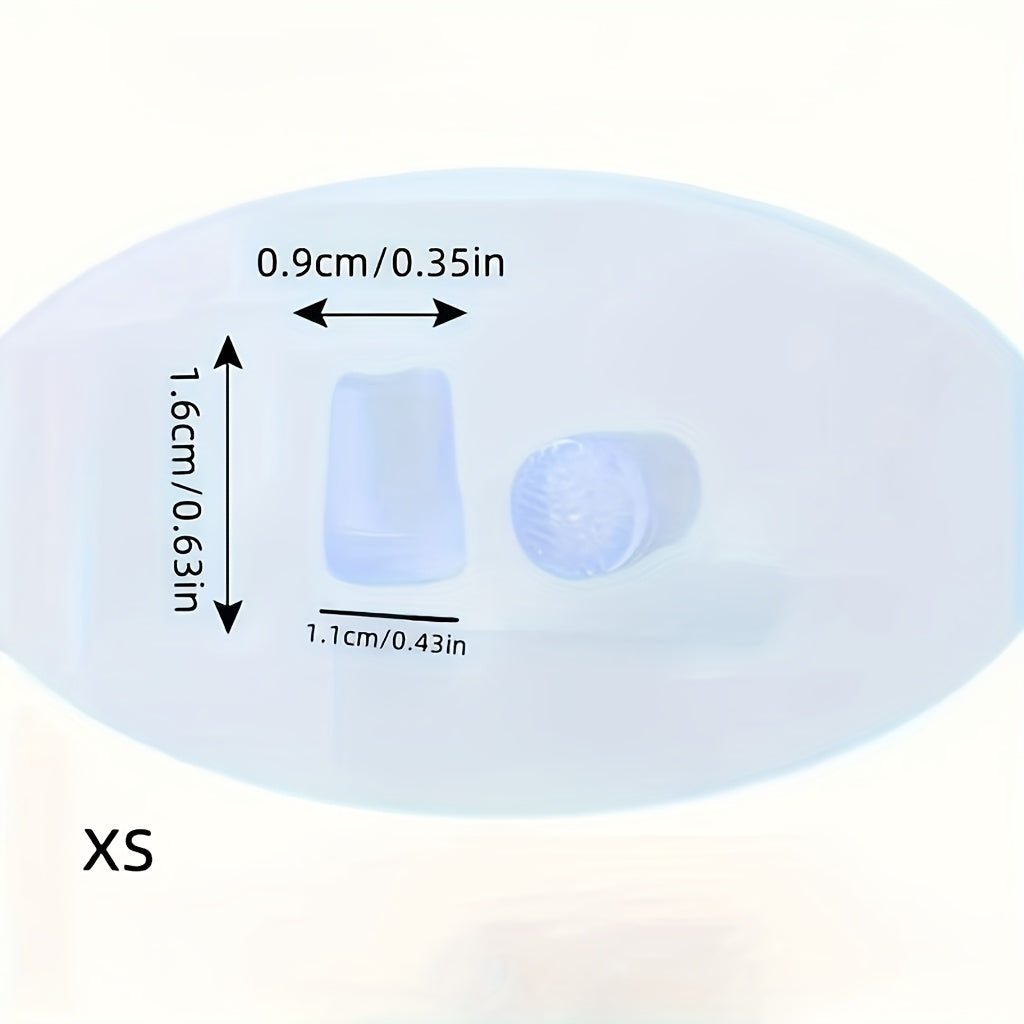 Women's High Heeled Shoe Heel Protectors Transparent Black 16 Pairs