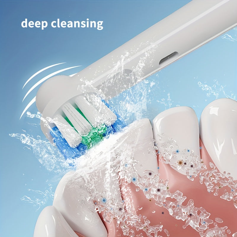 Kattalar uchun Elektr tish cho'tkasi, 8 ta cho'tka boshli va taymer bilan chuqur tozalash