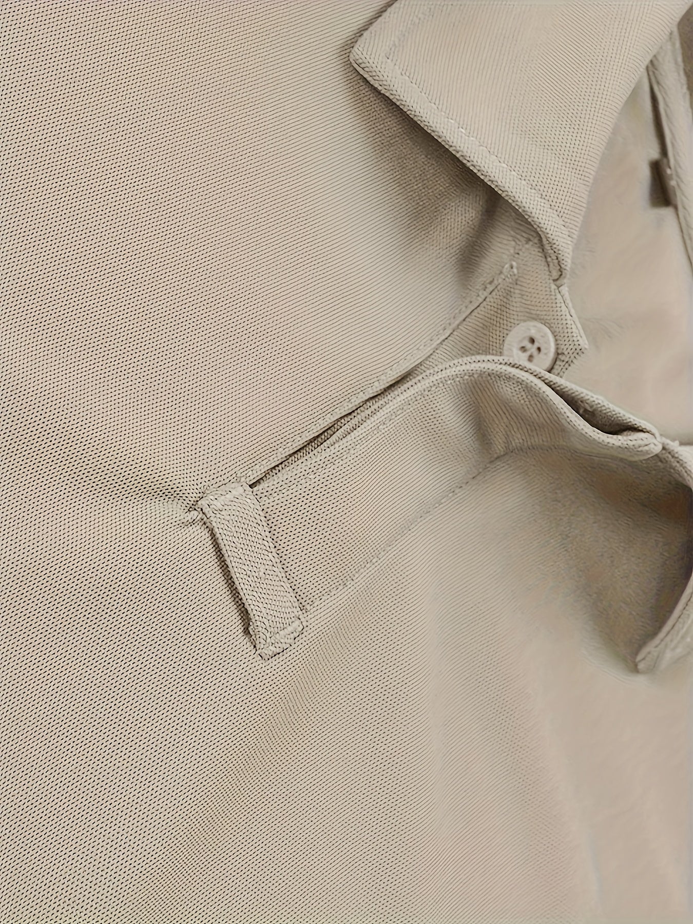 Men's Dark Blue Geometric Pattern Polo Shirt Short Sleeve Casual Sporty Golf Tennis