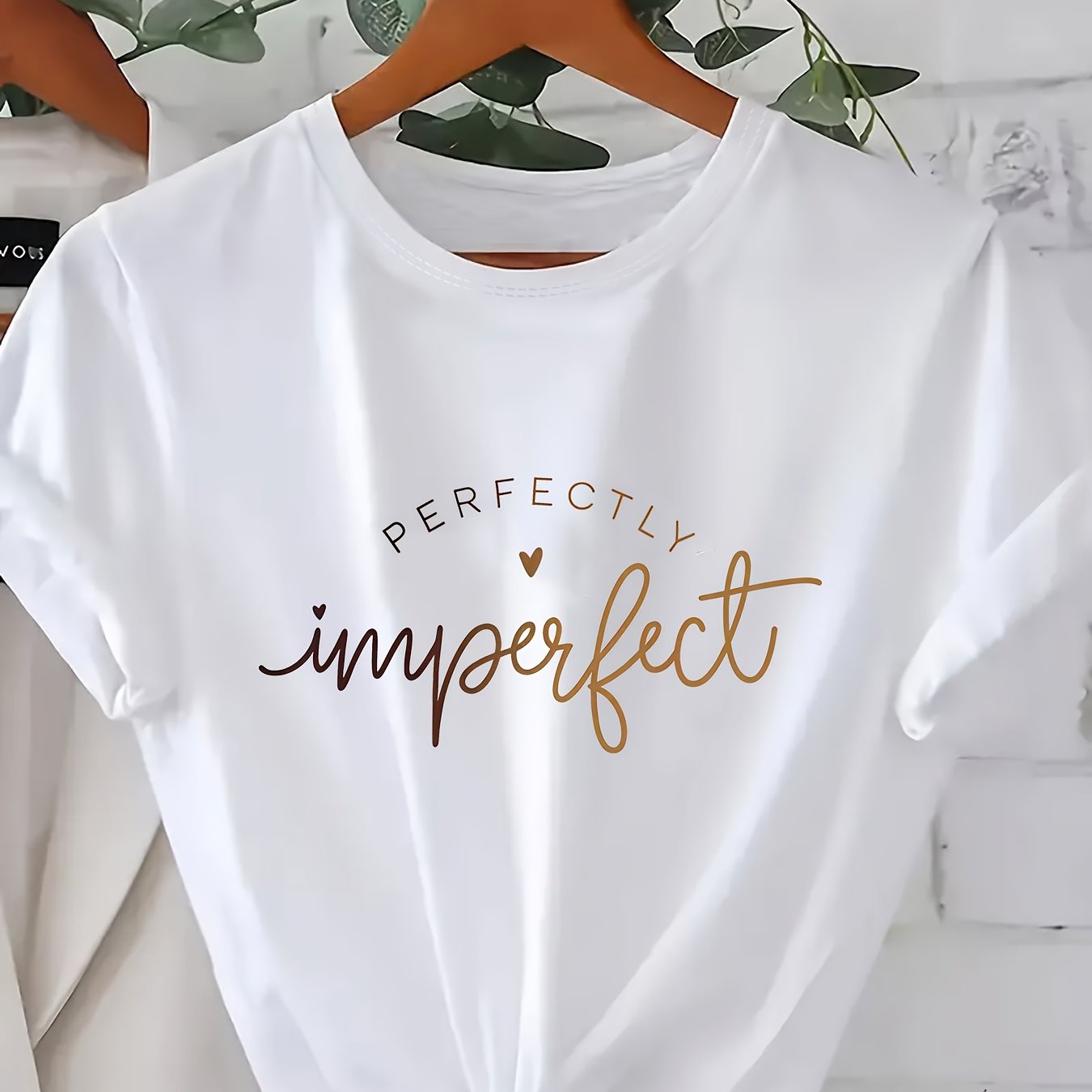 Women's Plus Size Graphic T-Shirt White Loose Fit Short Sleeve Spring Summer Autumn