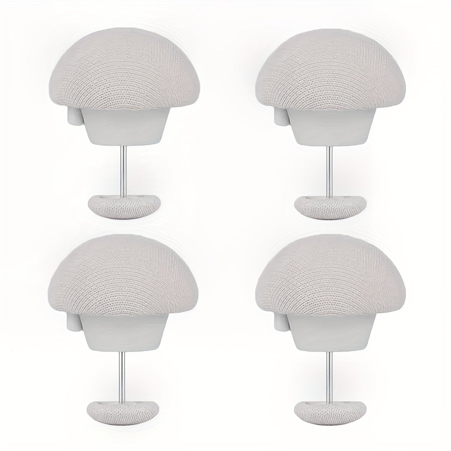 4-Pack Mushroom Shaped Duvet Clips with Easy Unlock System and Invisible Design