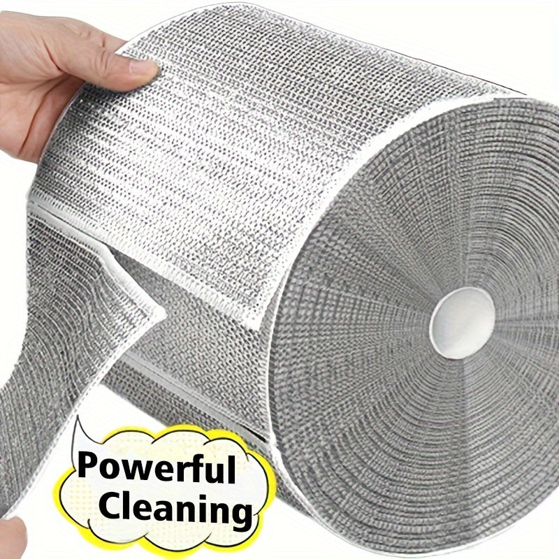 Rustik Fantaziya Mavzusidagi Qayta Ishlanadigan Tozalash Matolari 12, 18, 24 va 32 Donali To'plamlarda - Past To'kilishli To'qilgan Polyester Kvadrat Tozalash Matolari Oshxona, Hammom, Shisha va Uyda Foydalanish Uchun