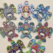 Magnetic Tortoise-Shaped Bottle Opener Refrigerator Accessory Fun Kitchen Tool