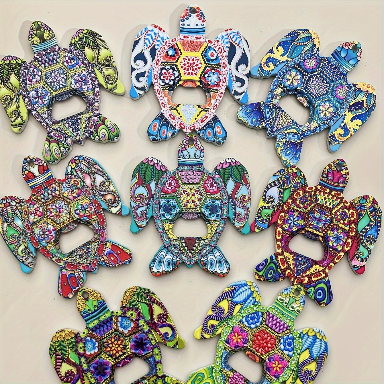 Magnetic Tortoise-Shaped Bottle Opener Refrigerator Accessory Fun Kitchen Tool