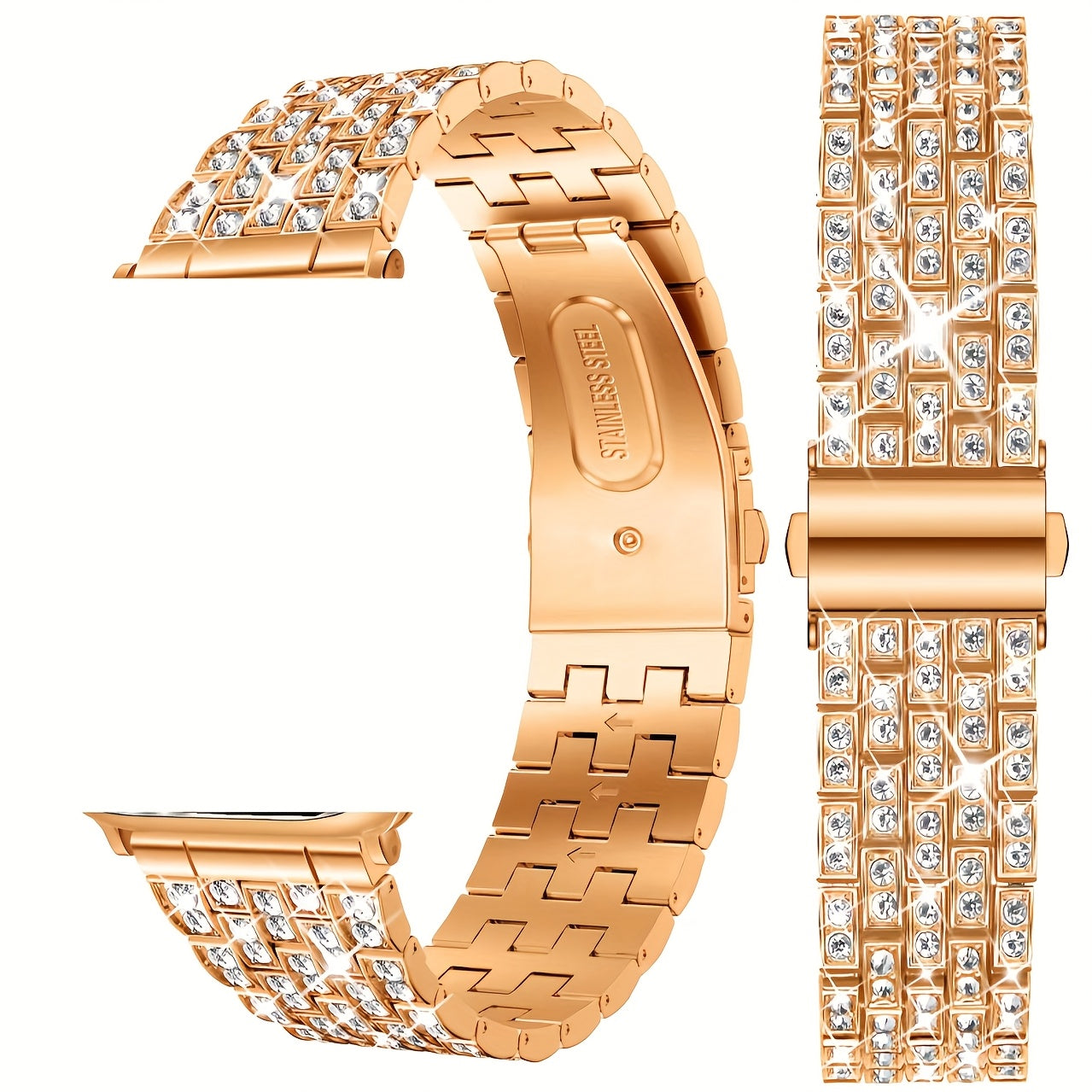 LUOHIA блестящий и красивый браслет для iWatch, подходит для Ultra Series 1-10 и SE.