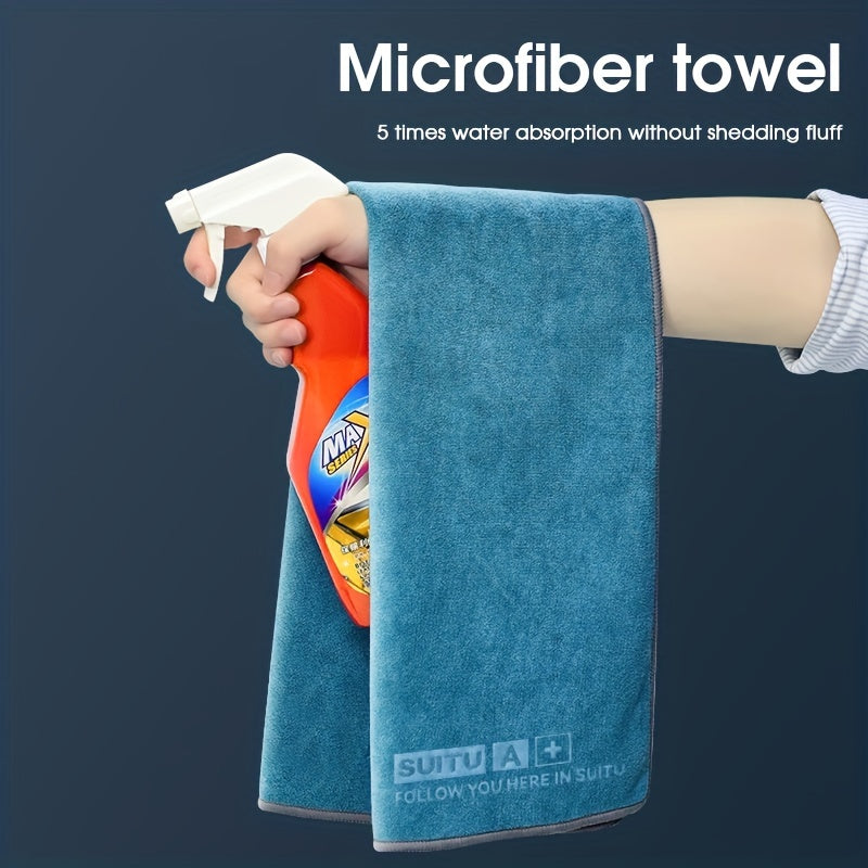 Toalla para lavado de coches, microfibra de doble cara, absorbente, de pelo corto, paño para detalles del coche