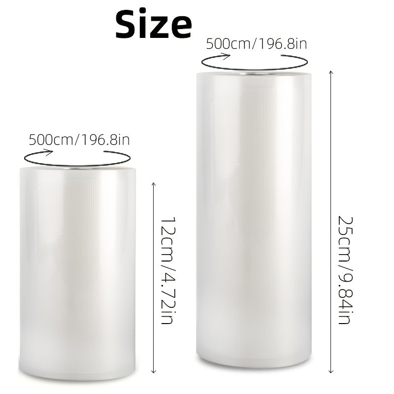 Vakuum Sealer Rolls - Ovqatni saqlash, sous vide va taom tayyorlash uchun tijorat darajasidagi paketlar - Barcha vakuum yopishtirish mashinalari bilan mos keladi - BPAsiz, bardoshli PE+PA material, bir dona rulon