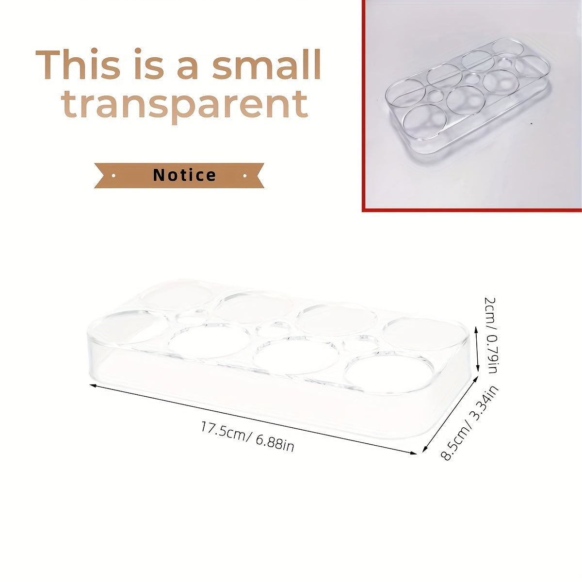 Refrigerator Egg Organizer Side Door Storage Plastic Space Saving Egg Holder