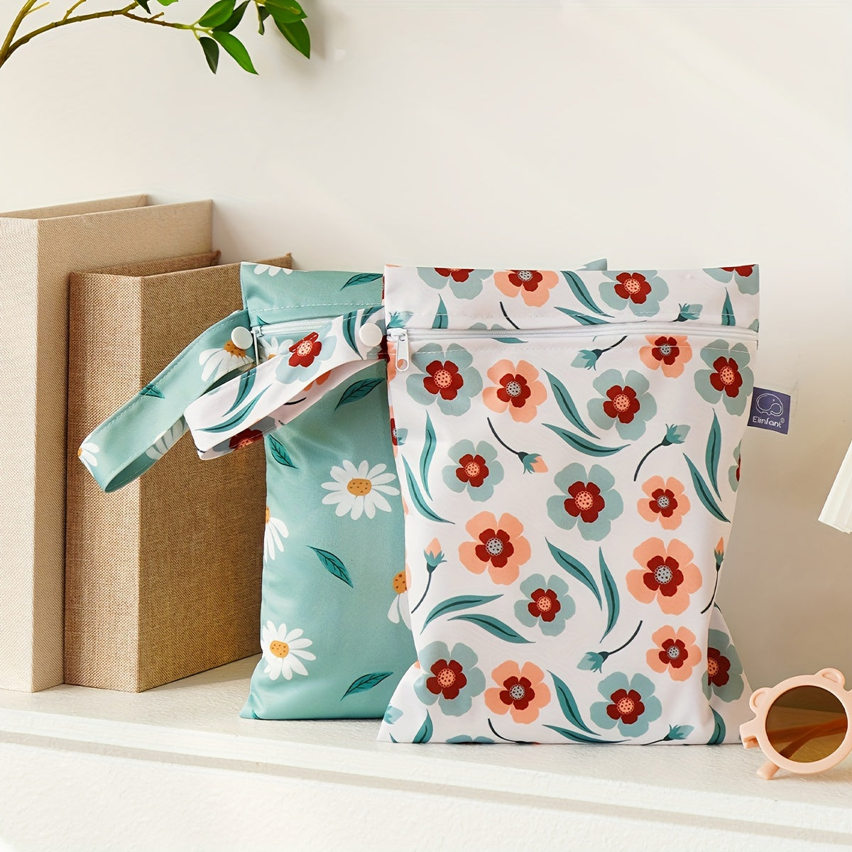 Waterproof Diaper Bags for Babies with Cartoon Prints, Travel and Gift Use