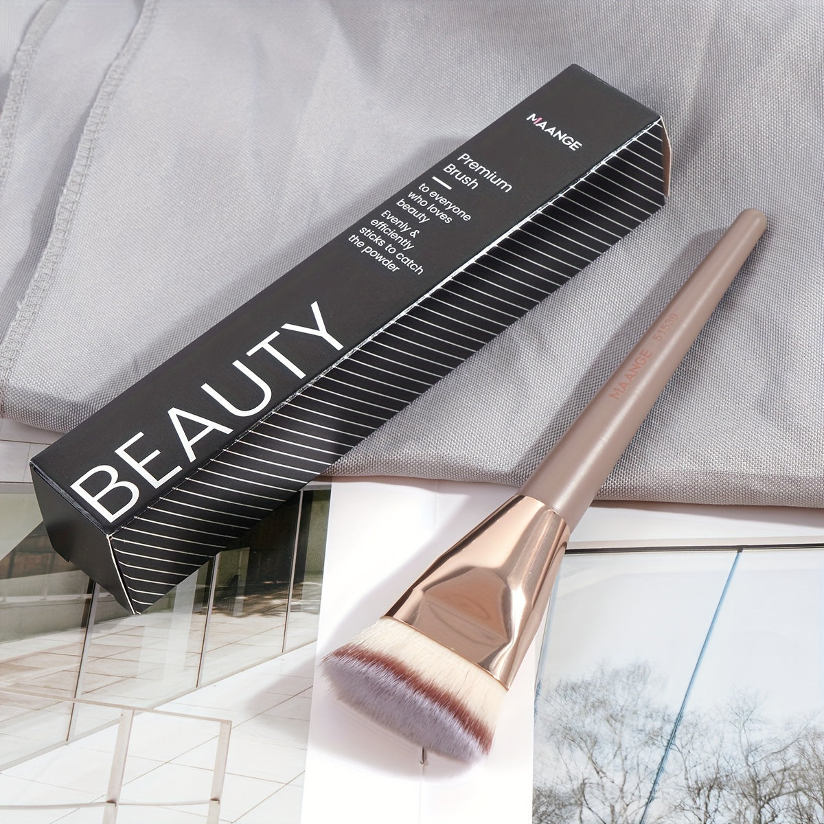 Suyuqlik, kukun, BB krema uchun tekis yuzli asos choʻpqi, naylon qichqiriqlar