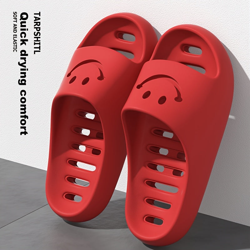 Women Soft EVA T-Strap Slides for Beach and Indoor Use in Pastel Colors