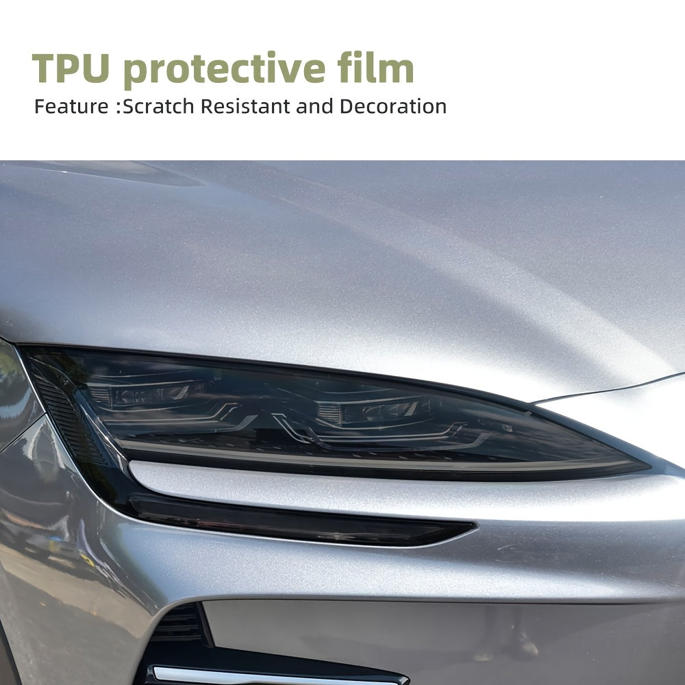 Universal Car Headlight Protector TPU Film for 2023+ Sedan SUV Anti-Scratch