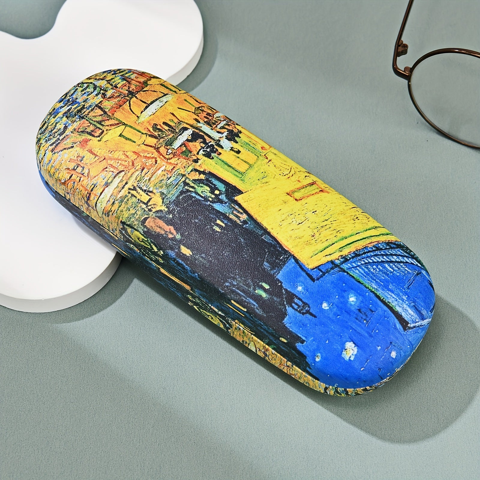 Vintage shisha qutisi bosma dizayni bilan, bardoshli, engil, sayohat uchun tashkil etuvchi