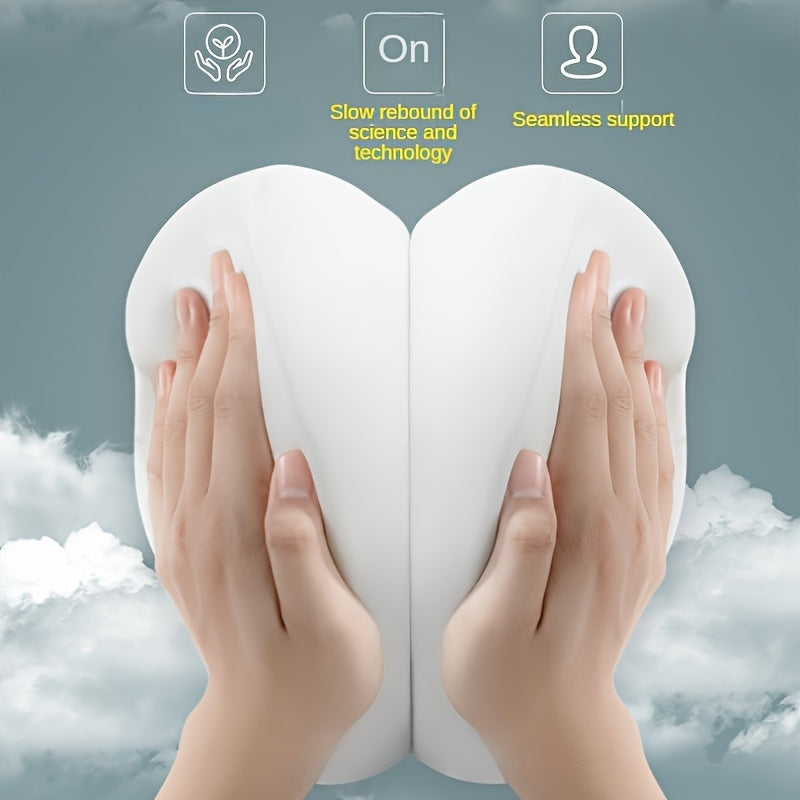 Car Headrest Pillow Memory Foam Ergonomic Travel Neck Support