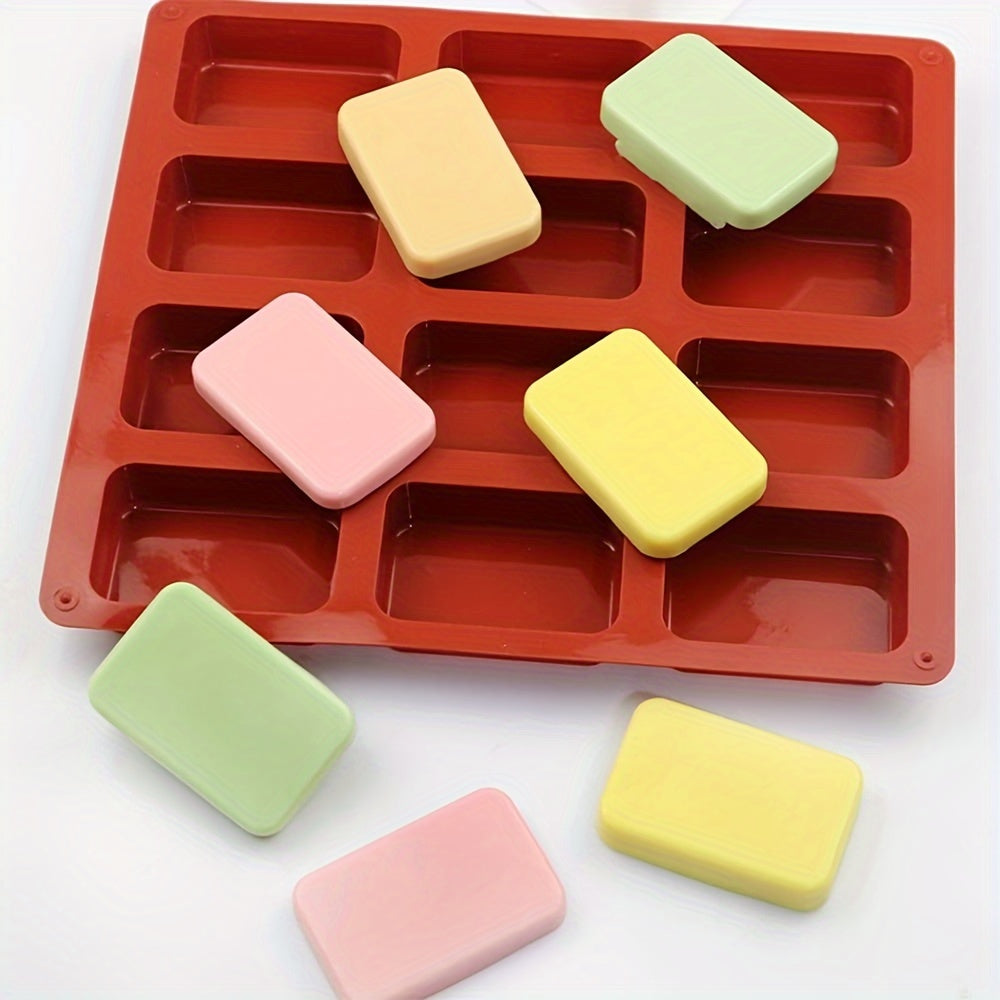 Set of 2 Non-Stick Silicone Cake Molds Rectangular Bread Pan for Baking and Desserts
