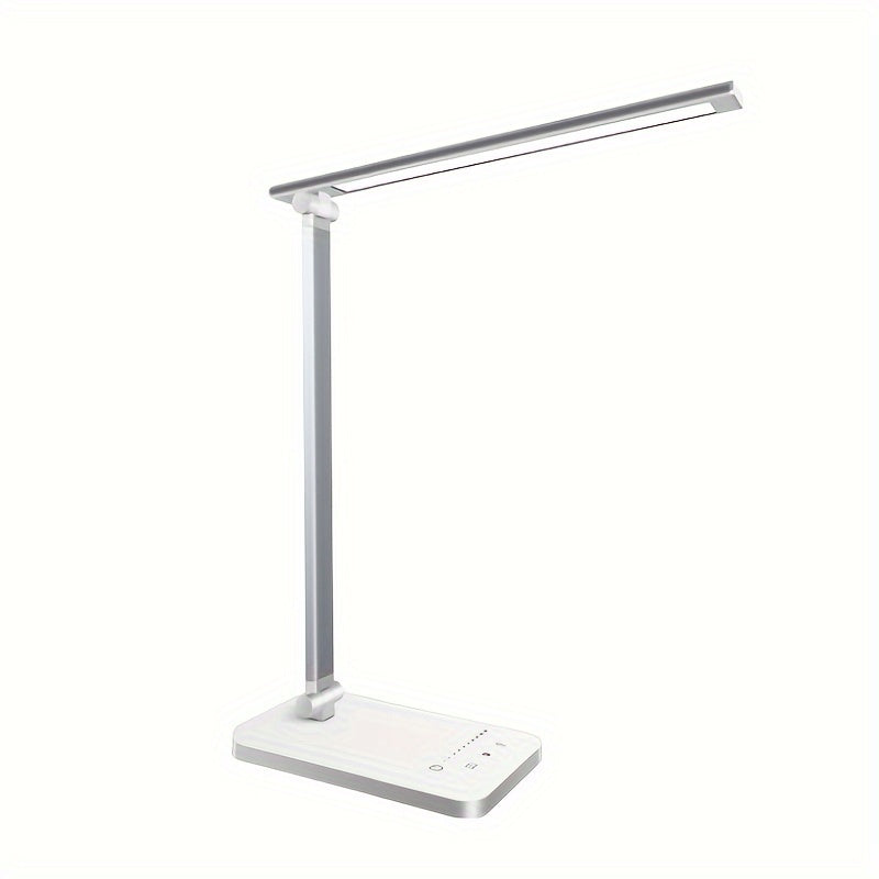 Adjustable LED Desk Lamp Touch Control Dimmable with 5 Lighting Modes USB Powered White or Black