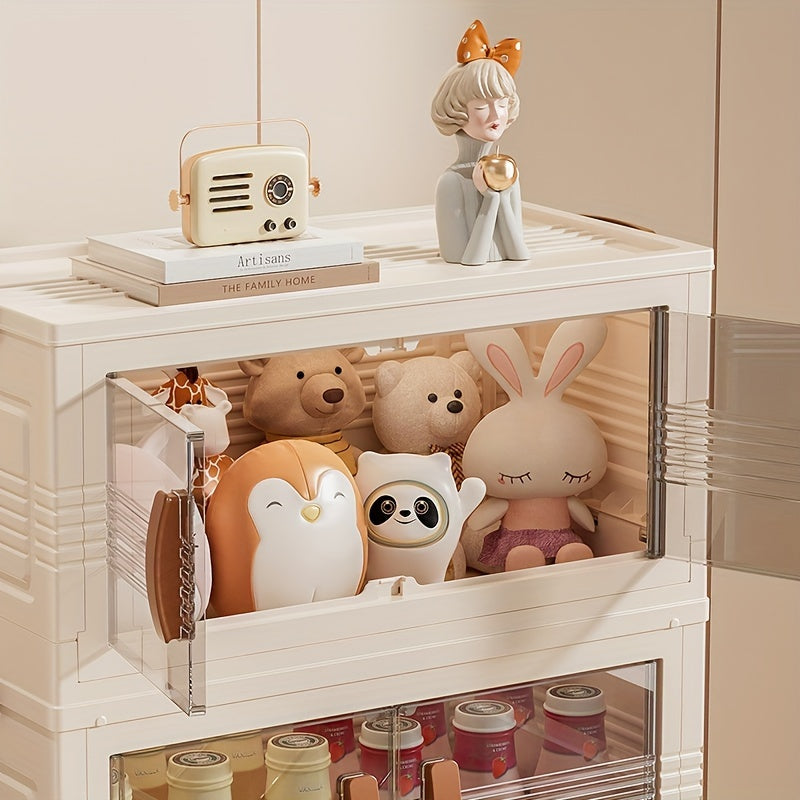 Multi-Functional Folding Storage Cabinet with 3-5 Layers Waterproof for Bedroom Living Room Dorm