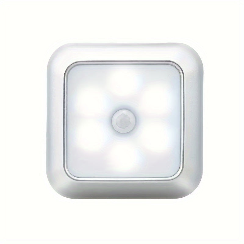 6LED Motion Sensor Night Light for Indoor Bedroom and Staircase Lighting