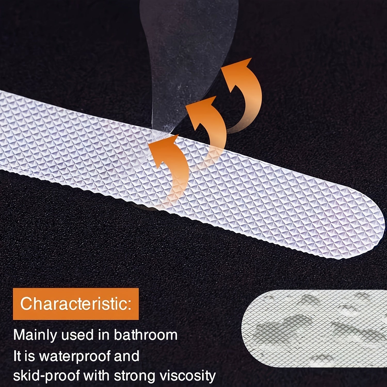 42 ta sirpanmas stickerlar to'plami hammom dush, zinapoya, vannada va pol uchun - hammom xavfsizligi uchun sirpanmas chiziqlar