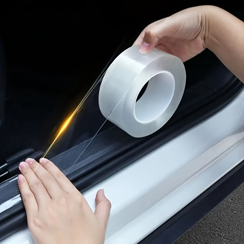 Scratch-Resistant Transparent TPU Car Door Sill Film for Bumpers, Mirrors