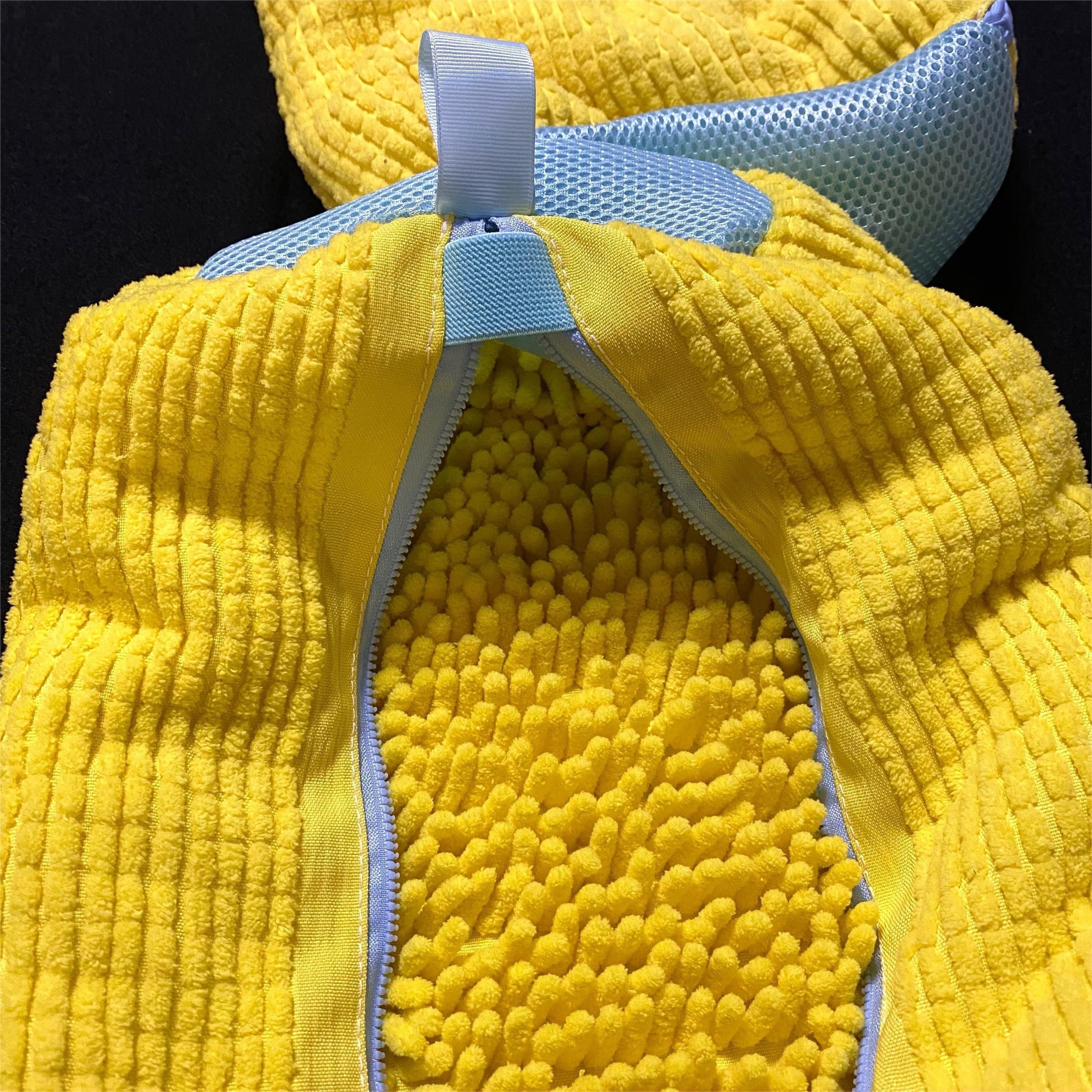 Bolsa de lavado para zapatos con cremallera antideformación y protección para lavadoras