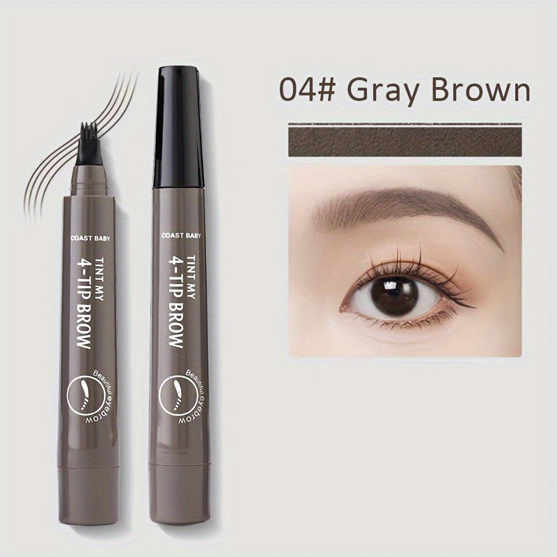 Женский карандаш для бровей ультратонкий водостойкий, стойкий к растушевке и долговечный