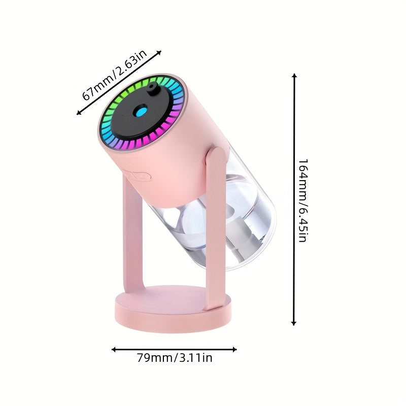 Ultrasonic Humidifier with Aromatherapy Diffuser 280mL Starry Sky Projector Dual Spray