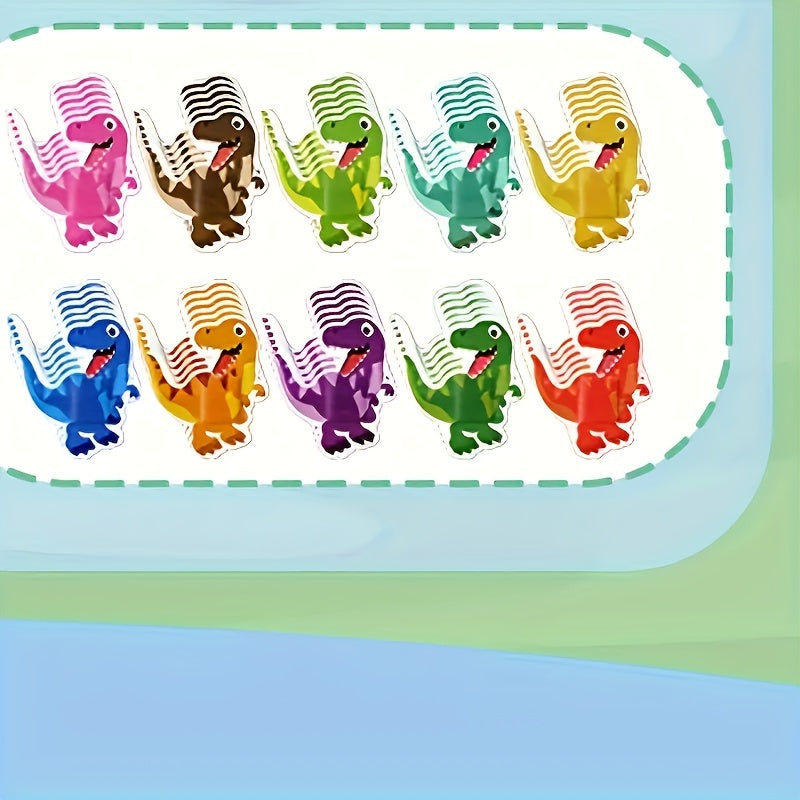Venda de banditas con patrón de dinosaurio para niños y bebés, pegatinas de dibujos animados transpirables, 10 colores