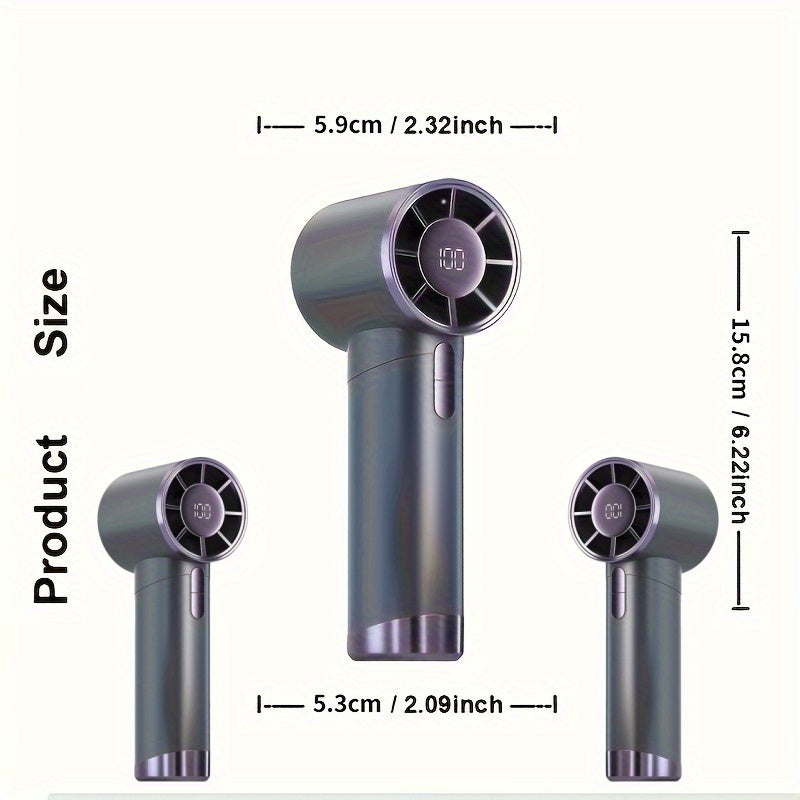 Mini Handheld Fan with Strong Airflow for Students Office Classroom Use