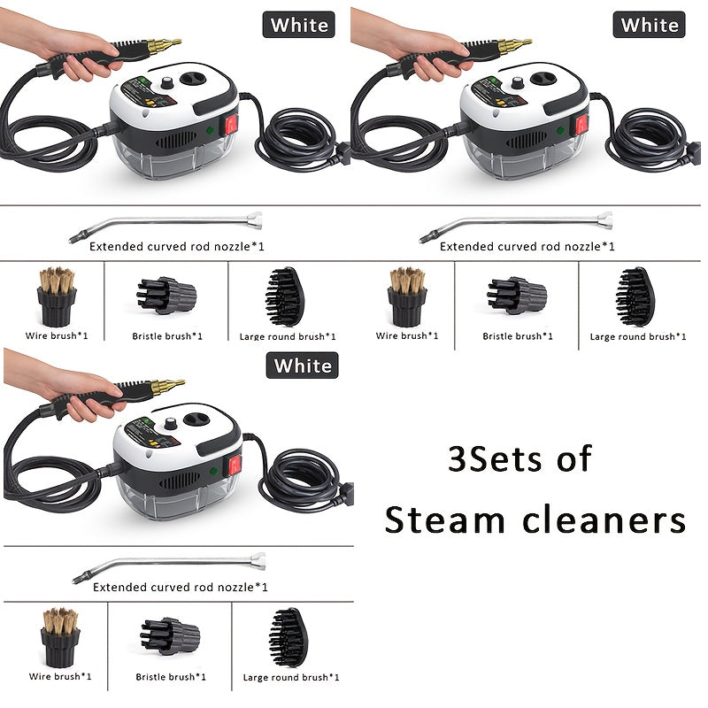 High-Pressure Steam Cleaner 1.2L Capacity Multi-Functional Nozzle for Kitchen and Bathroom Cleaning