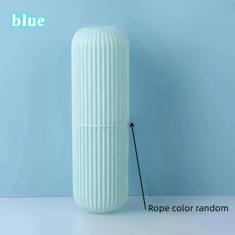 Travel Toothbrush Set with Portable Storage Box and Rinse Cup