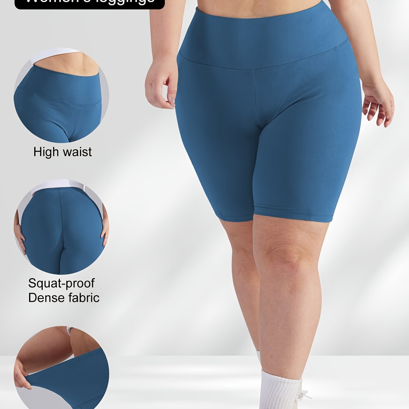 Women's High-Waist Butt-Lifting Shapewear Shorts Stretchy Comfortable Fitness Exercise