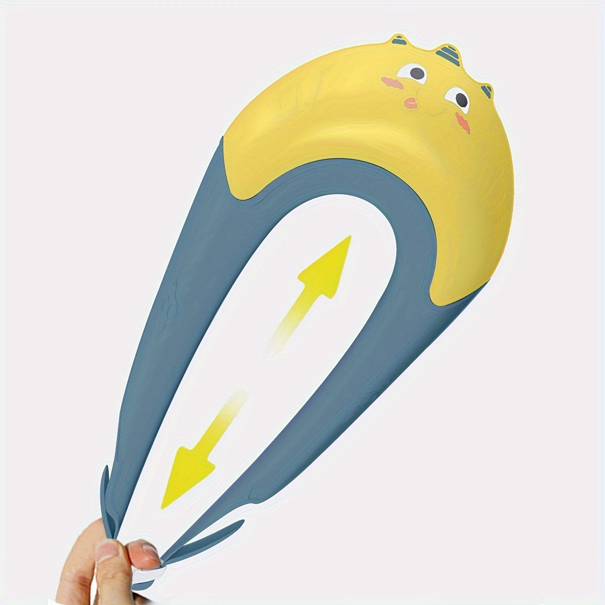 Милый силиконовый чепчик для шампуня в форме енота, изготовленный из материала PP+TPE, многоцветный, идеально подходит для повседневного ношения и мытья волос.