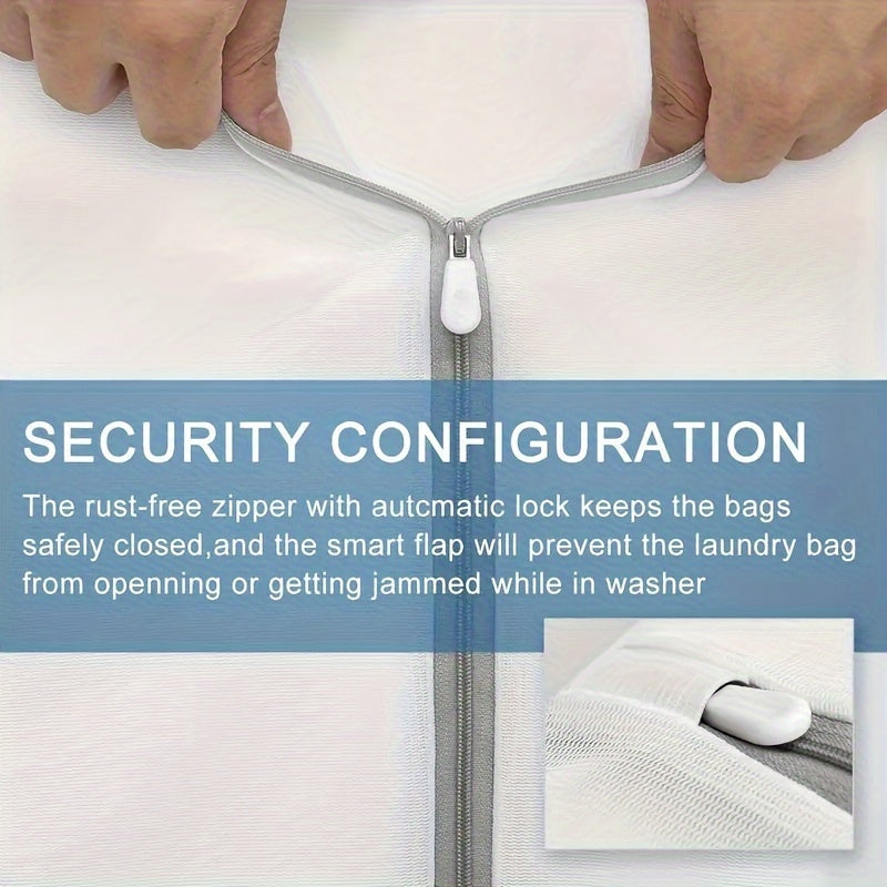 Juego de 1, 2, 3, 5 bolsas de malla para lavandería para ropa delicada, seguras para lavadora, ropa interior, sujetadores, calcetines, almacenamiento de viaje