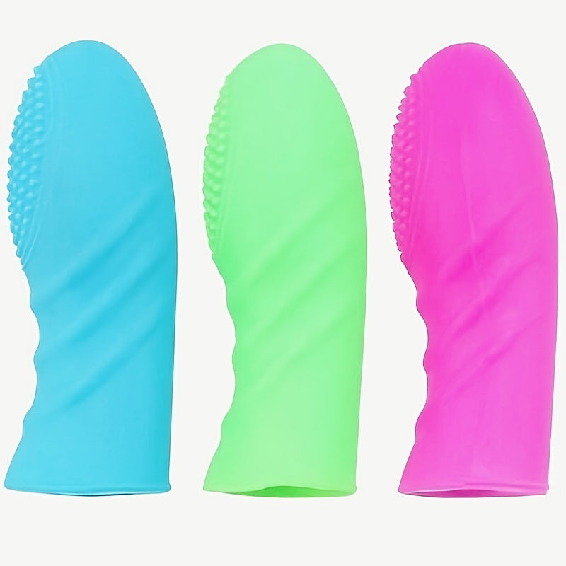 Masajeador vaginal femenino con 3 pinzas para dedos, estimulador de punto G y clítoris, color aleatorio