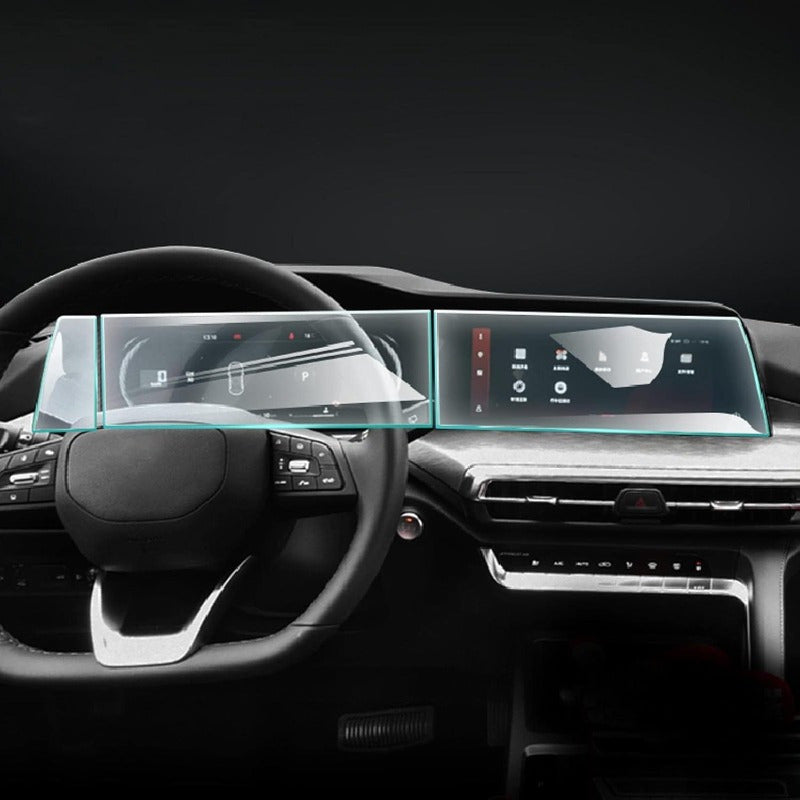 Car GPS Navigation LCD Screen Tempered Glass Protective Film for Changan CS35