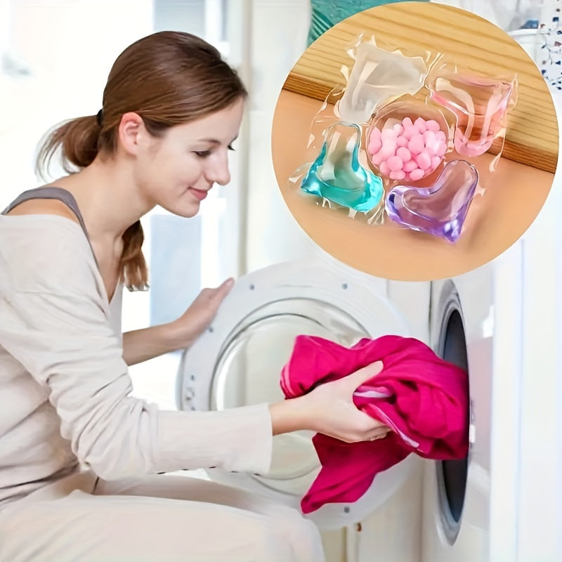 16/30/60pcs Laundry Detergent Pacs with Fresh Scent Stain Removal Softening for Home Dorm Travel