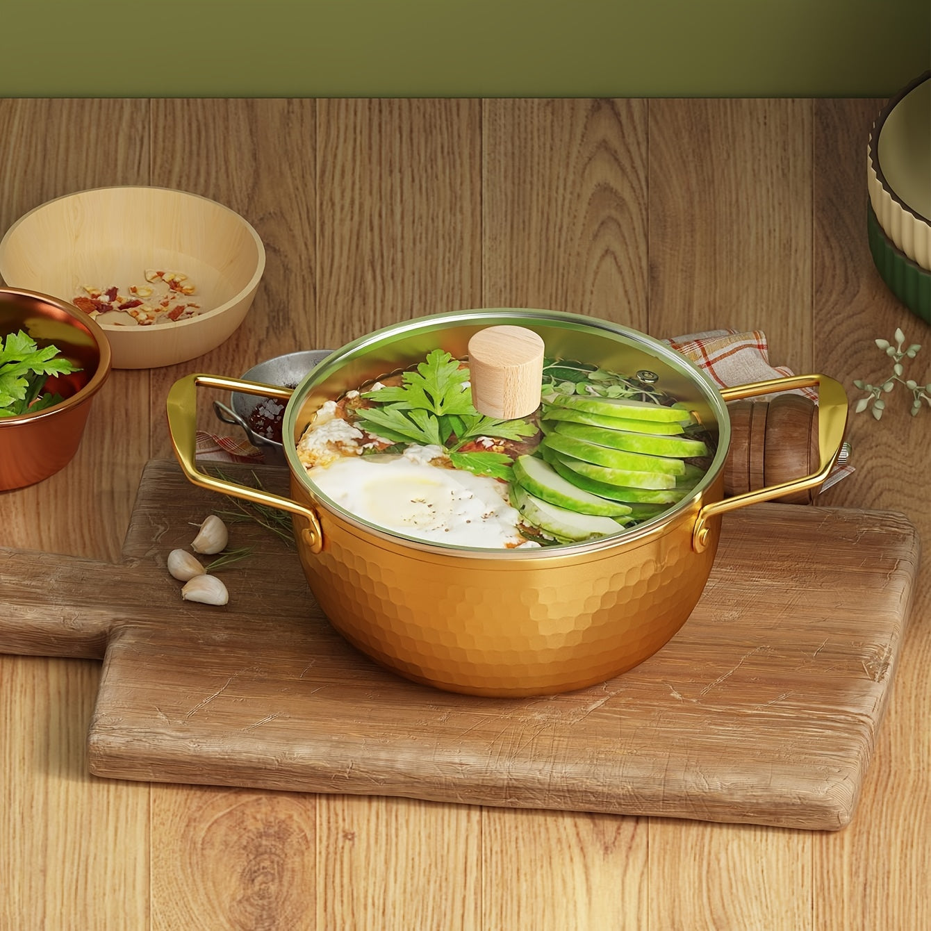 Small Single Person Soup Pot for Dorms and Camping Durable Compact Cooking Pot