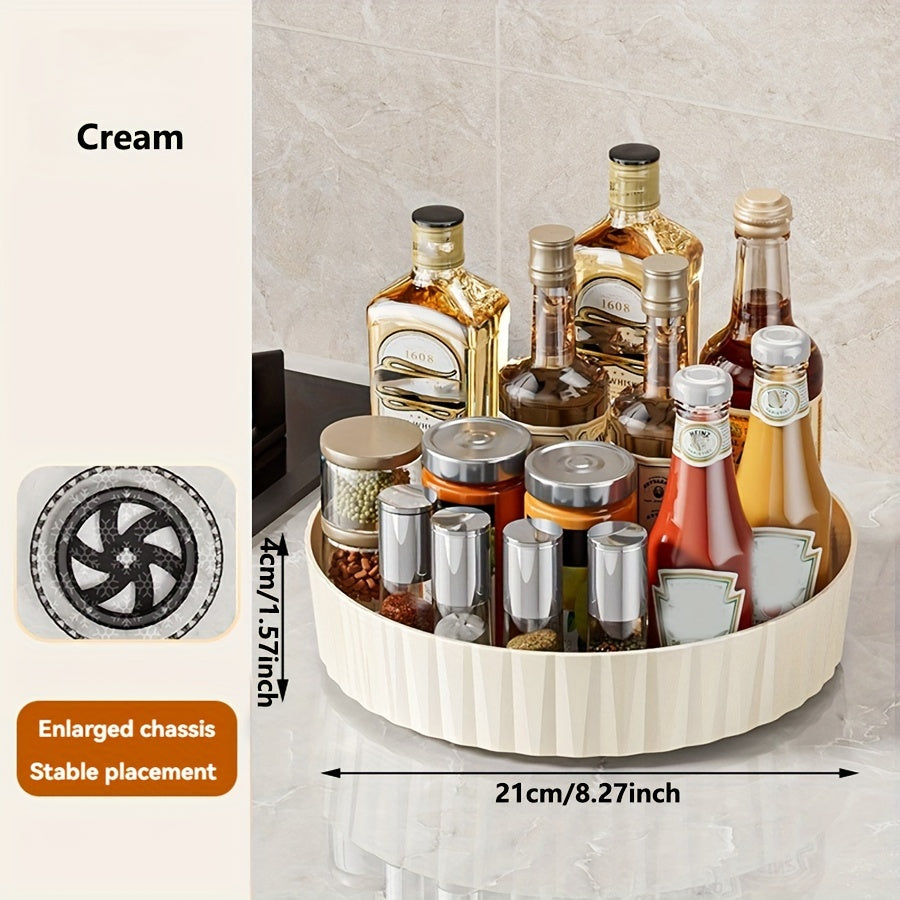 Rotating Spice Rack Organizer Desktop Storage Box Kitchen Utensil Holder