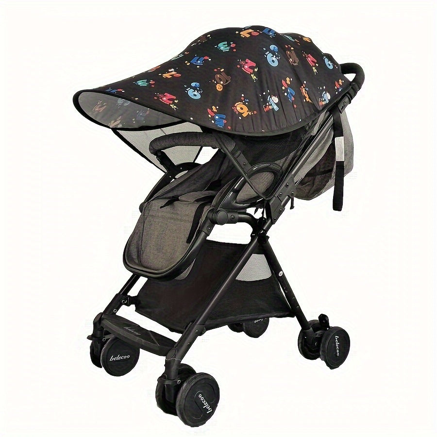 Козырек от солнца для коляски UV-защита, водонепроницаемый, ветронепроницаемый, универсальный