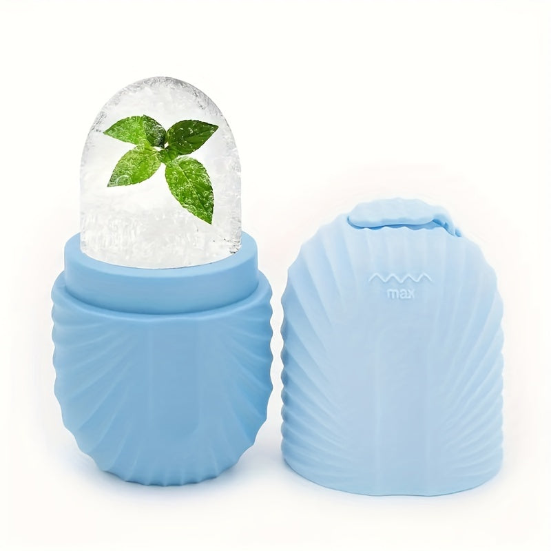 Yuzdagi shishlarni kamaytirish uchun Ice Roller, yuz massajeri, qayta ishlatiladigan, suv o'tkazmaydigan