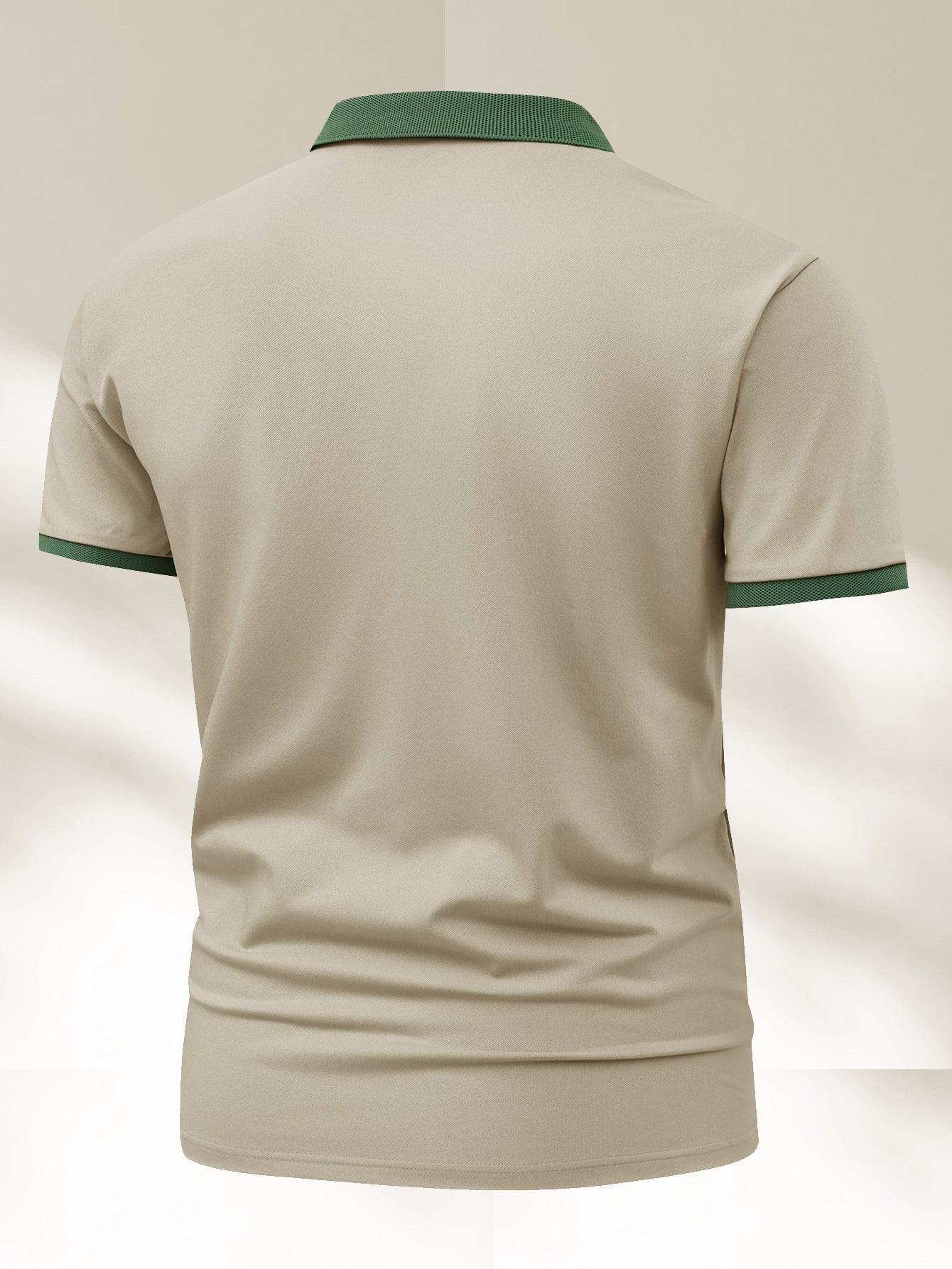 Men's Short Sleeve Geometric Pattern Shirt with Lapel Collar Polyester Summer