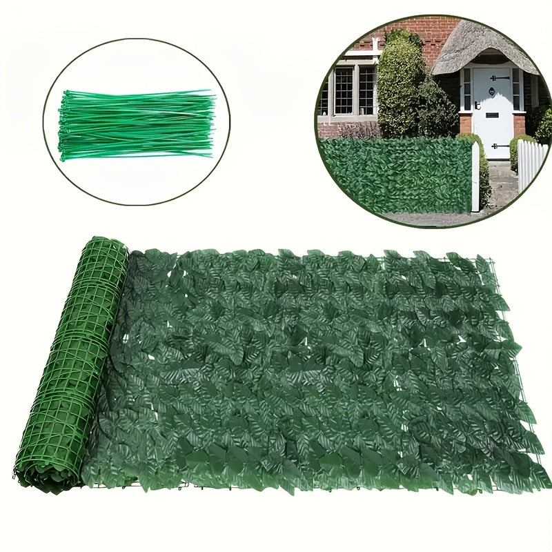 Artificial Ivy Privacy Screen 2 Rolls Outdoor Garden Yard Balcony Patio 50.8x299.72 cm
