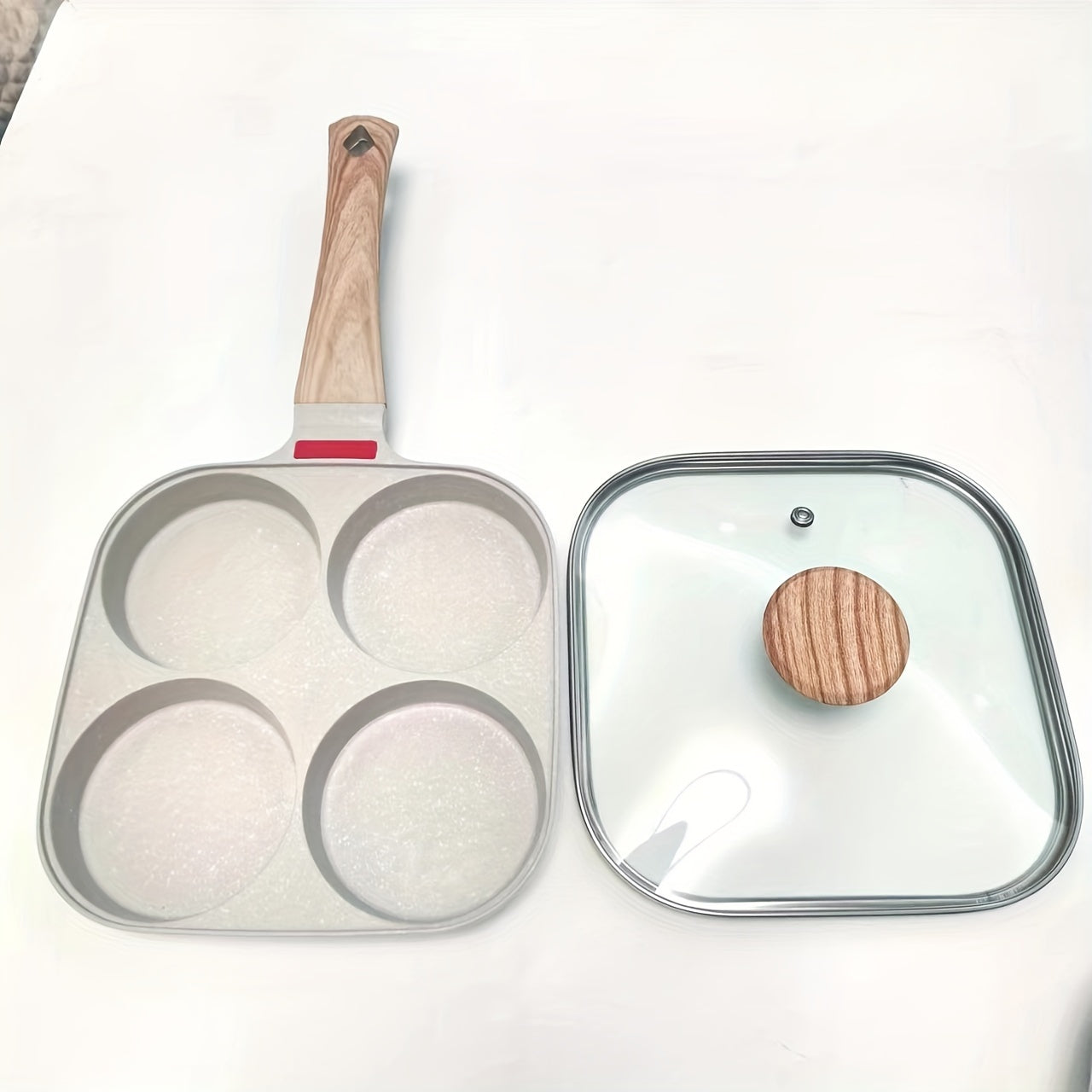 Juego de sartenes de aluminio para saltear, antiadherentes, aptas para lavavajillas, con tapa y mangos