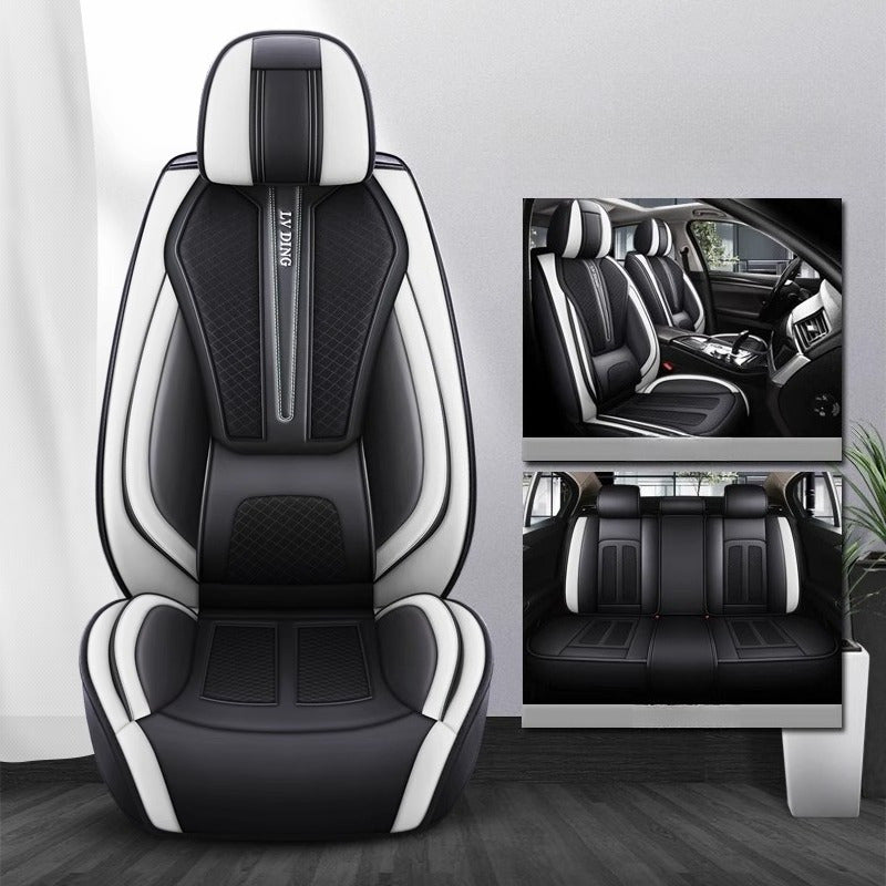 Universal Car Seat Covers Black Red All-Season Durable Seat Protectors