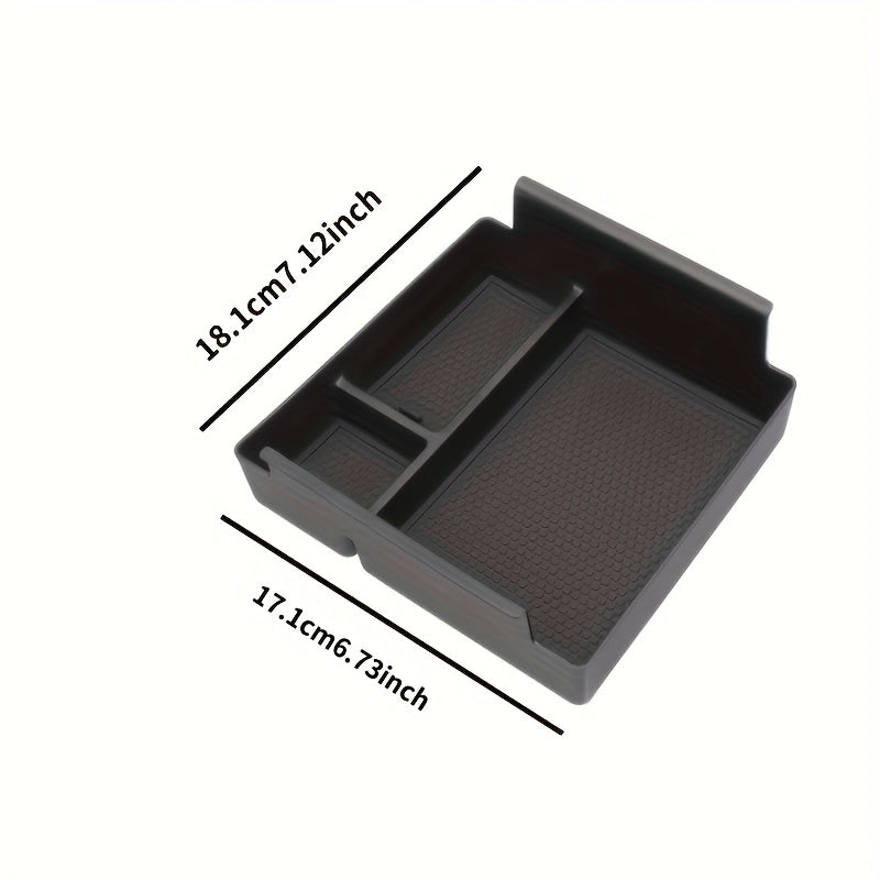 Universal Car Storage Box Central Control Armrest Tray Organizer Black