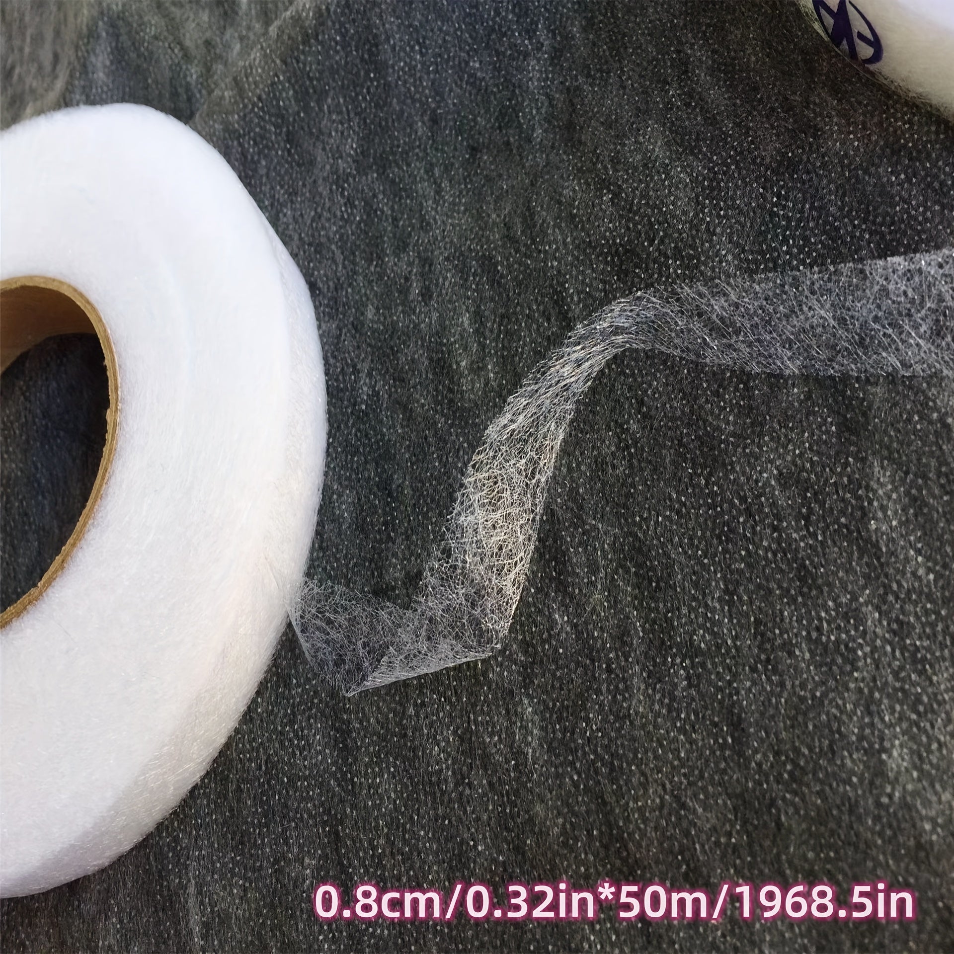 Ikki tomonlama issiq eriydigan yopishqoq interlining ruloni tikuv uchun 50M